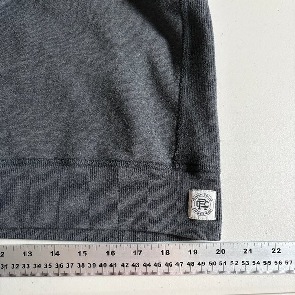 Reigning Champ Cotton Crewneck Pullover Sweater - Men's Size M - Gray - Picture 8 of 8